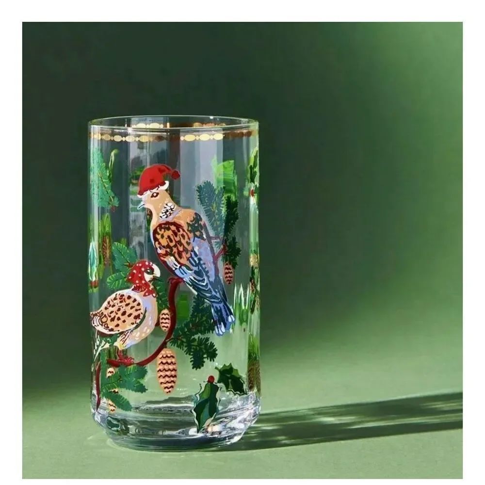 Anthro Nathalie Lete 12 days of christmas Glass
